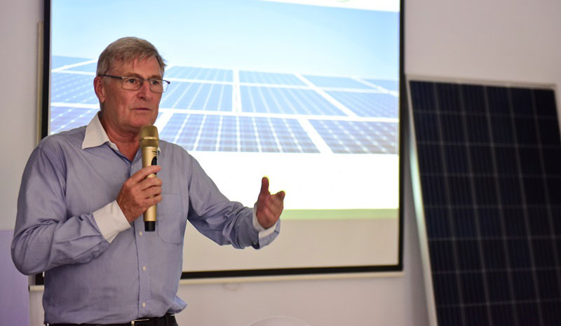 GIZ tổ chức thăm quan thực tế dự án điện mặt trời trên mái nhà