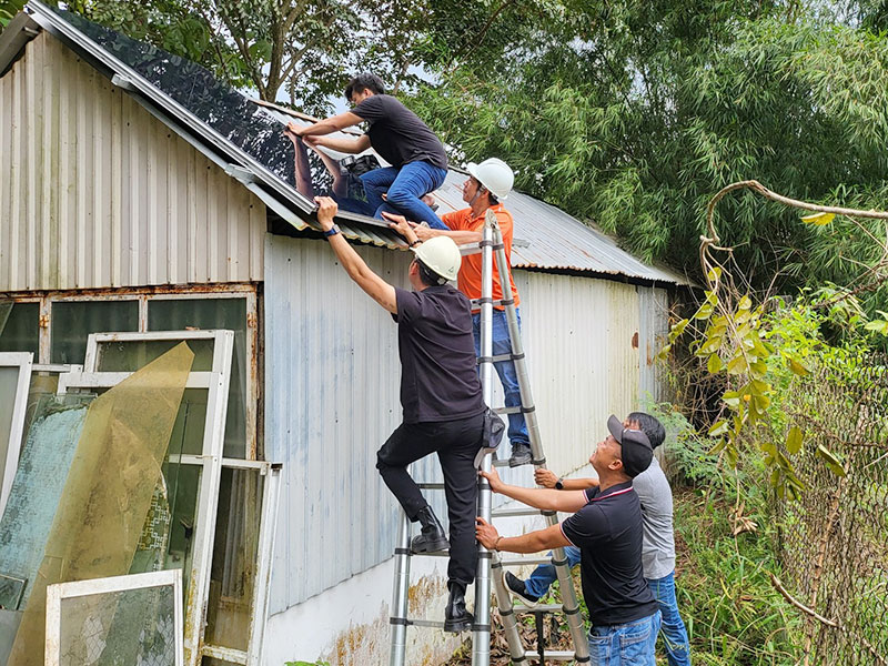 Alena Energy tài trợ Hệ thống điện năng lượng mặt trời cho vườn ươm "VÌ MỘT VIỆT NAM XANH"